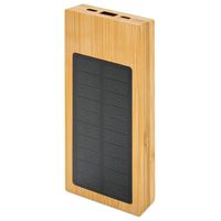 POWERBANK SOLARE DA 8000 mAh in BAMBOO